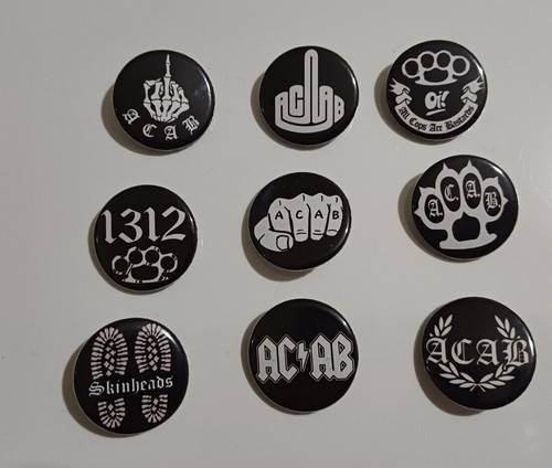 Skinhead badge set 9 - badge, of