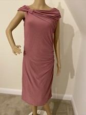 Avon Pink Dress Body Illusion Bardot Dress 12-14 New No Tags