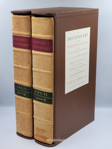 Johnson dictionary folio - -,