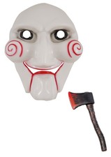 Scary Jigsaw Puppet Face Mask