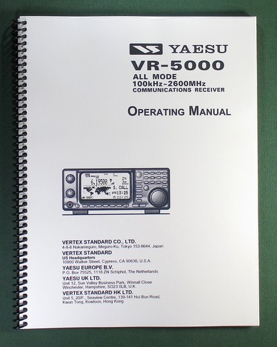 Yaesu 5000 operating manual - operating,