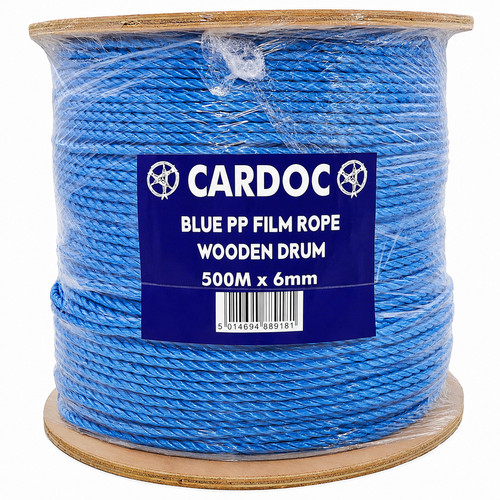 6mm blue polypropylene - polypropylene, rope