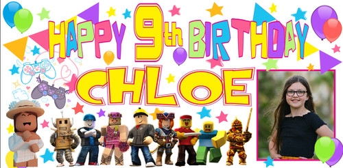 Personalised birthday banner - personalised,