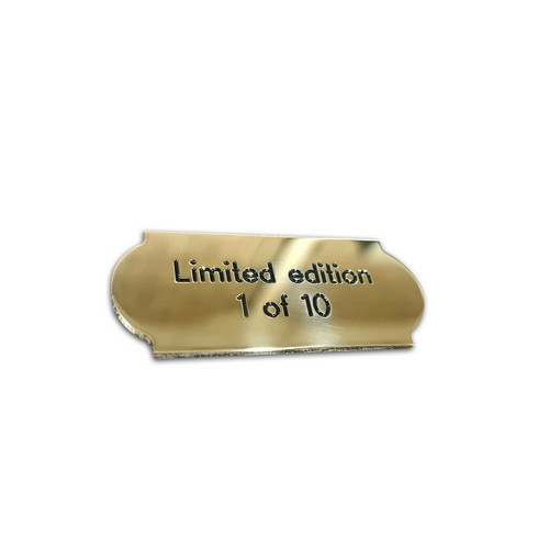 Curved end design solid - , brass