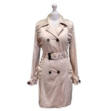 Coat Mac Philosophy Blues Beige Double Breasted Collared  M 10 eu 38 Women's