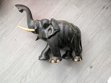 Vintage hand-carved black