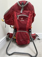Deuter Kid Comfort 2 Baby Backpack Carrier Hiking Walking VGC