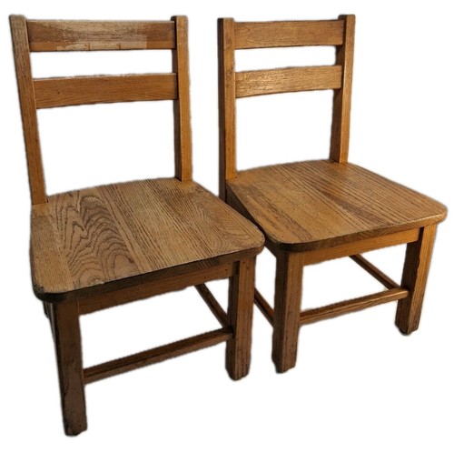 Vintage solid oak - wood, school