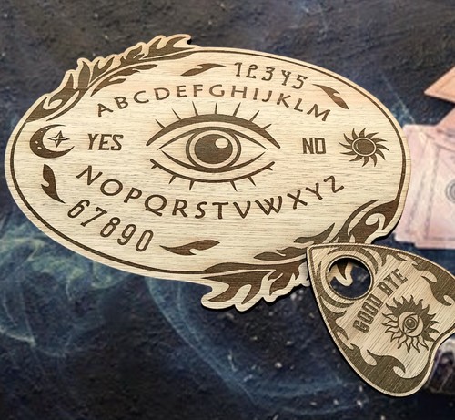 Oval ouija board all seeing - board,