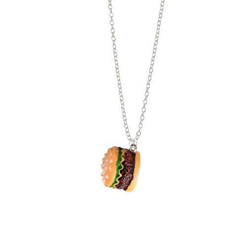 Beef burger necklace - burger,