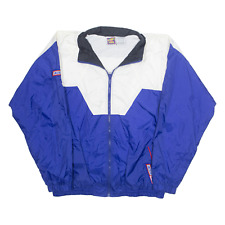 PLANET MARS Snickers Mens Shell Jacket Blue Nylon 2XL