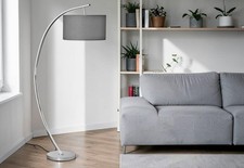 Modern Chrome Arch Floor Lamp