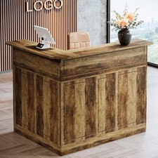 Reception desk with - desk, storage