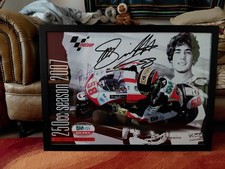 Marco Simoncelli signed Framed Picture