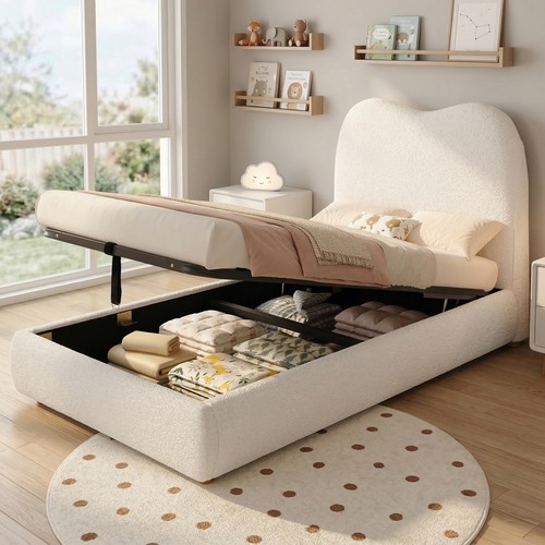 Upholstered bed 3ft single - upholstered,