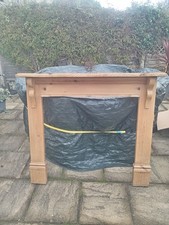 Wooden Pine fire surround in