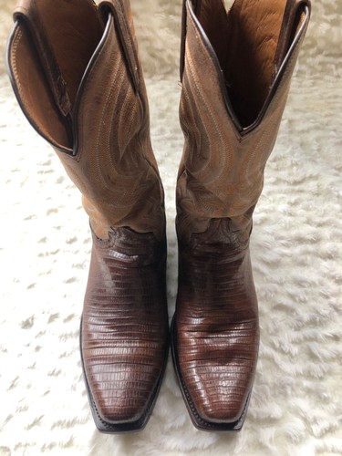 Lucchese vintage teju - vintage, lizard
