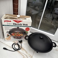 Prima Electric Wok pan with
