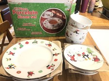 12pc Procelein Dinner Set