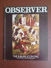 Stanley Spencer OBSERVER Magazine 14 September 1980 British Jails Inner Hebrides