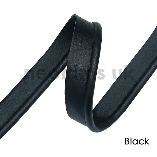 Faux leather piping trim - leather, pu