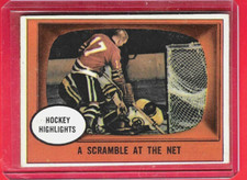 61-62 Topps #43 A Scramble At