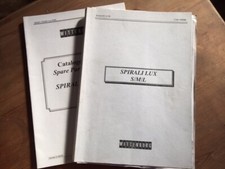 Wittenborg Spiralilux Set up and Parts Catalogue Vending Machines 