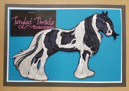 Gypsy vanner horse - gypsy, embroidered