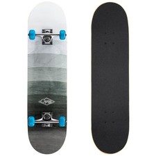 Osprey Complete Double Kick Skateboard, Maple Concave Deck 31" Wood Fade