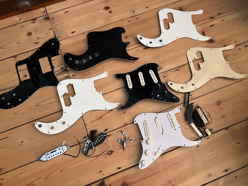 Job lot guitar parts - of,