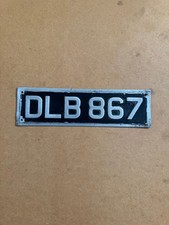 DLB867 Bristol LD6B Crosville Chester Bus Coach Fleet Number Plate Sign Badge