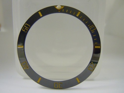 Black ceramic bezel - black, fit