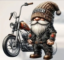 OLD BIKER MAN Car Vinyl Decal