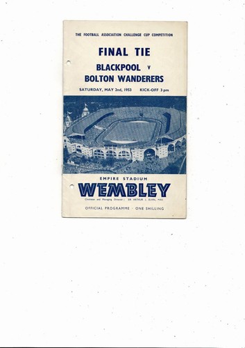 1953 blackpool bolton - 1953, v