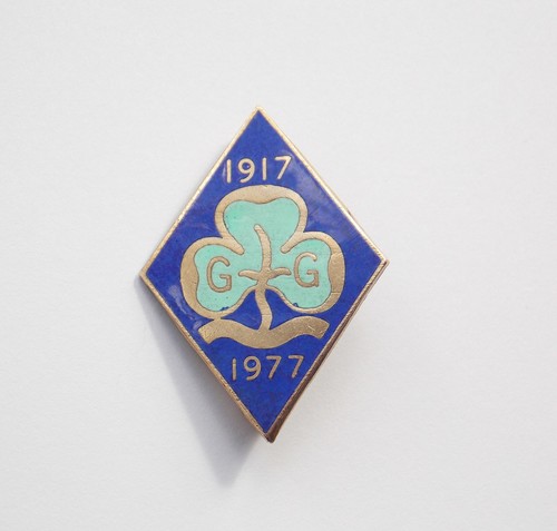 Girl guides trefoil enamel - guides,
