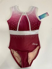 New Girls Gymnastic Darcy Leotard Size 38 ALA