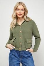 Oasis Olive Cardigan Womens