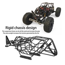 Black Black Metal Welding Roll Cage Frame Body Chassis For Axial Wraith 1/10