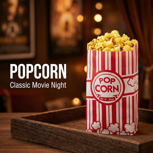 200 pcs popcorn - popcorn, bags,