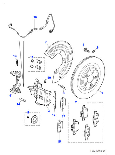 Jaguar brake pad kit 0 - jaguar, xk