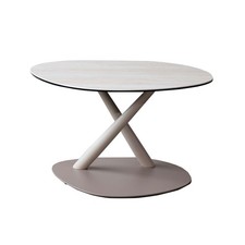 Side Table Ceramic Glass Top
