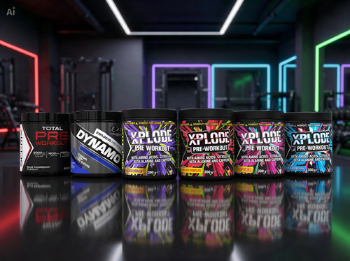 Pre workout powder variations - pre,