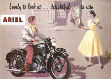 1953 ariel motorcycle - 1953,