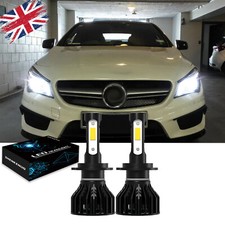 FOR Mercedes SLK R170 R171 R172 2x Bulbs H7 LED Headlights Low Beam 6000K White