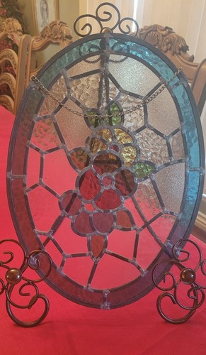 Vtg victorian leaded - vtg, stained