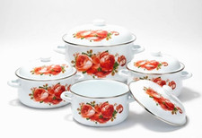 10pcs Enamel Stock Pot