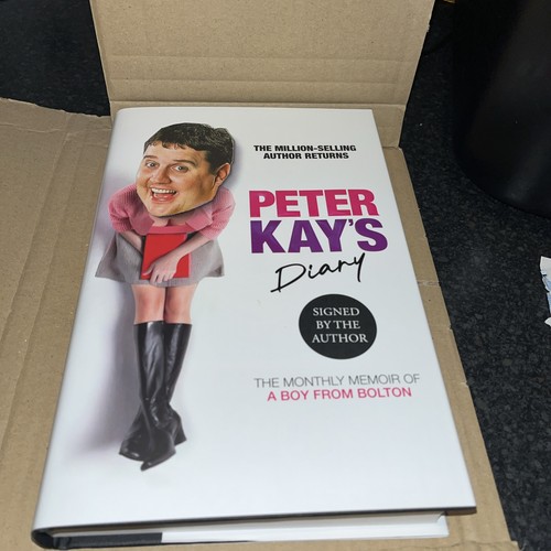 Signed peter kay book - signed,