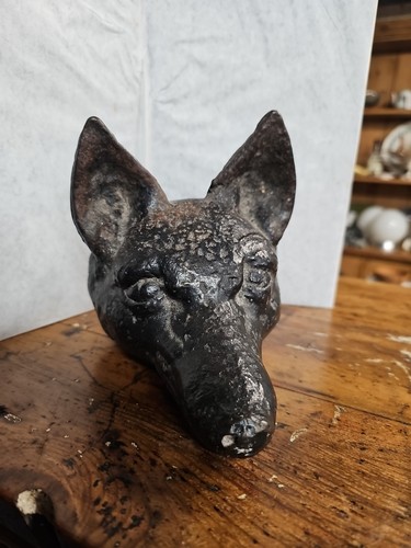 Antique cast iron - iron, mask