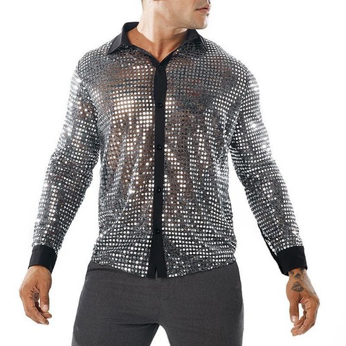 Stylish men sequin party - stylish,