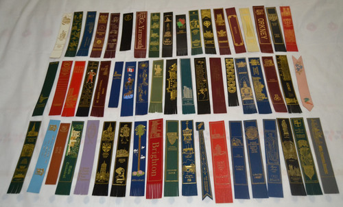 Vintage leather bookmarks - 56, x